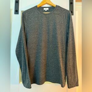 AG Adriano Goldschmied long sleeve heather gray shirt